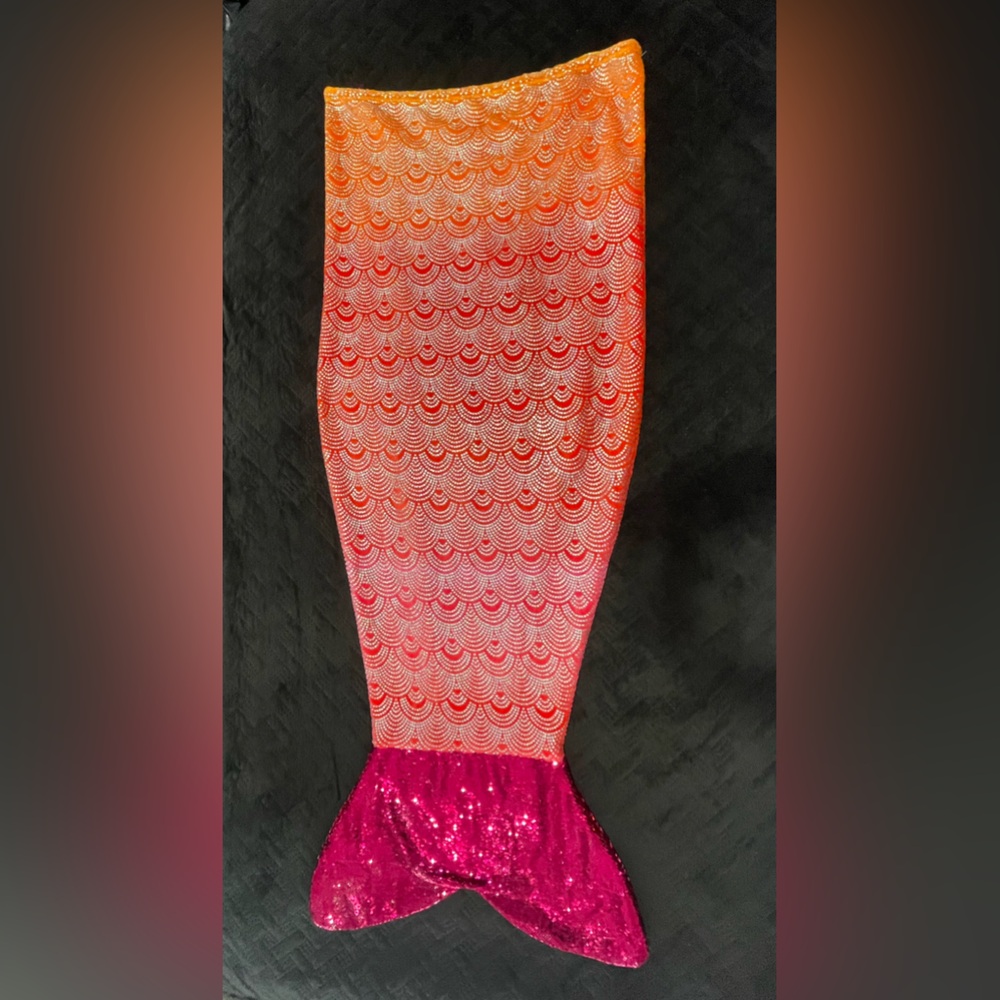 Mermaid Tail sleeping bag style Blanket